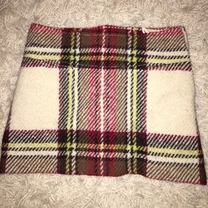 Burberry XS plaid mini skirt